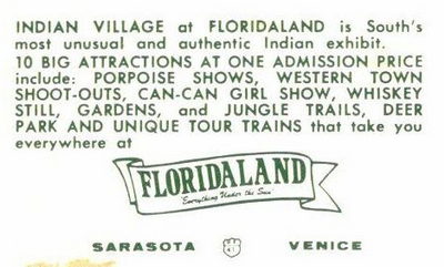 Floridaland - Postcard Back (newer photo)
